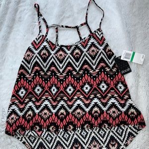 NWT stoosh printed blouse